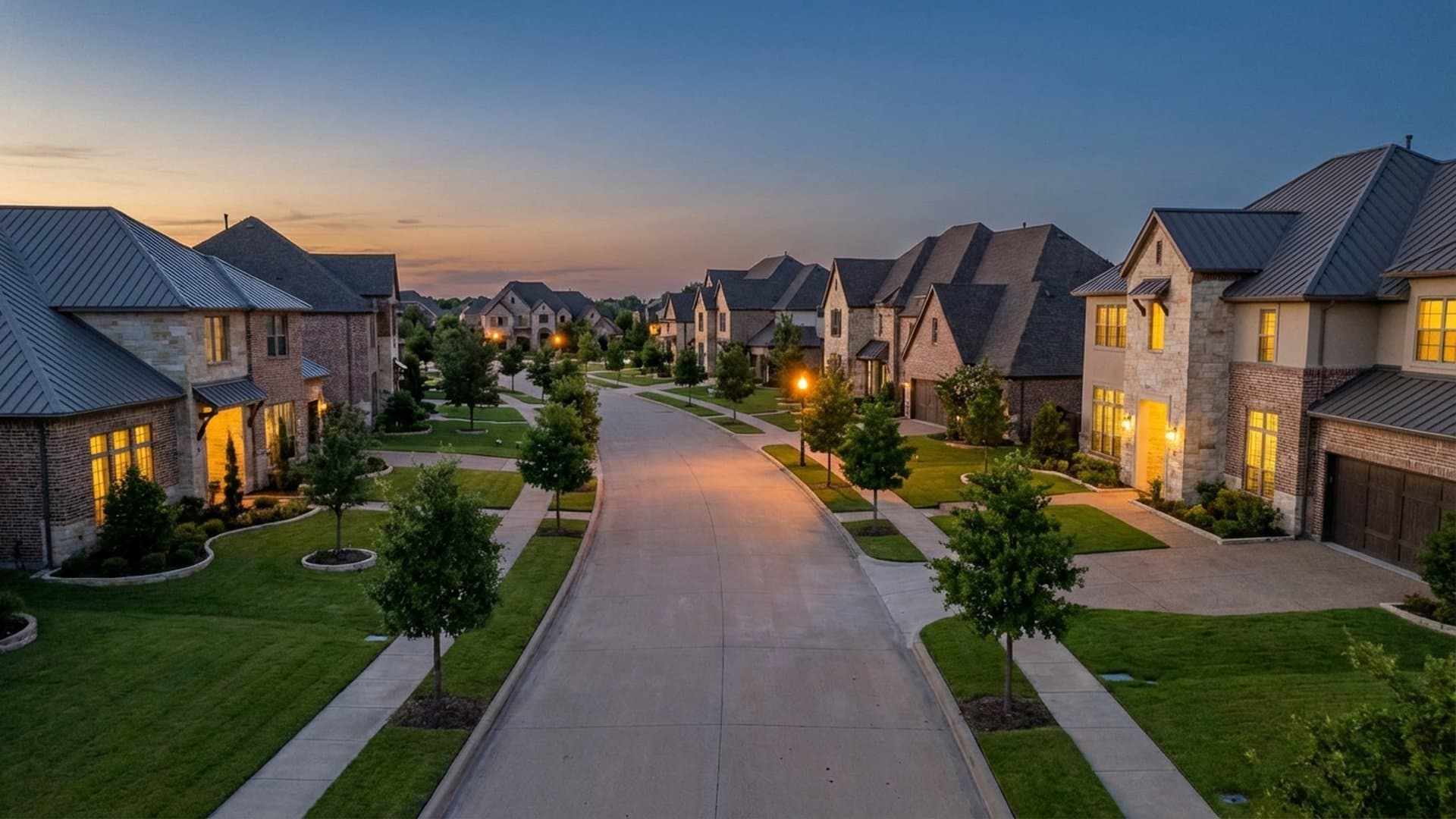 Plano illustrative neighborhood photo